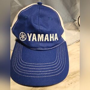 Yamaha Blue and White Cap